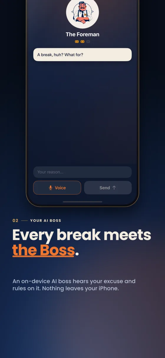 AI boss chat